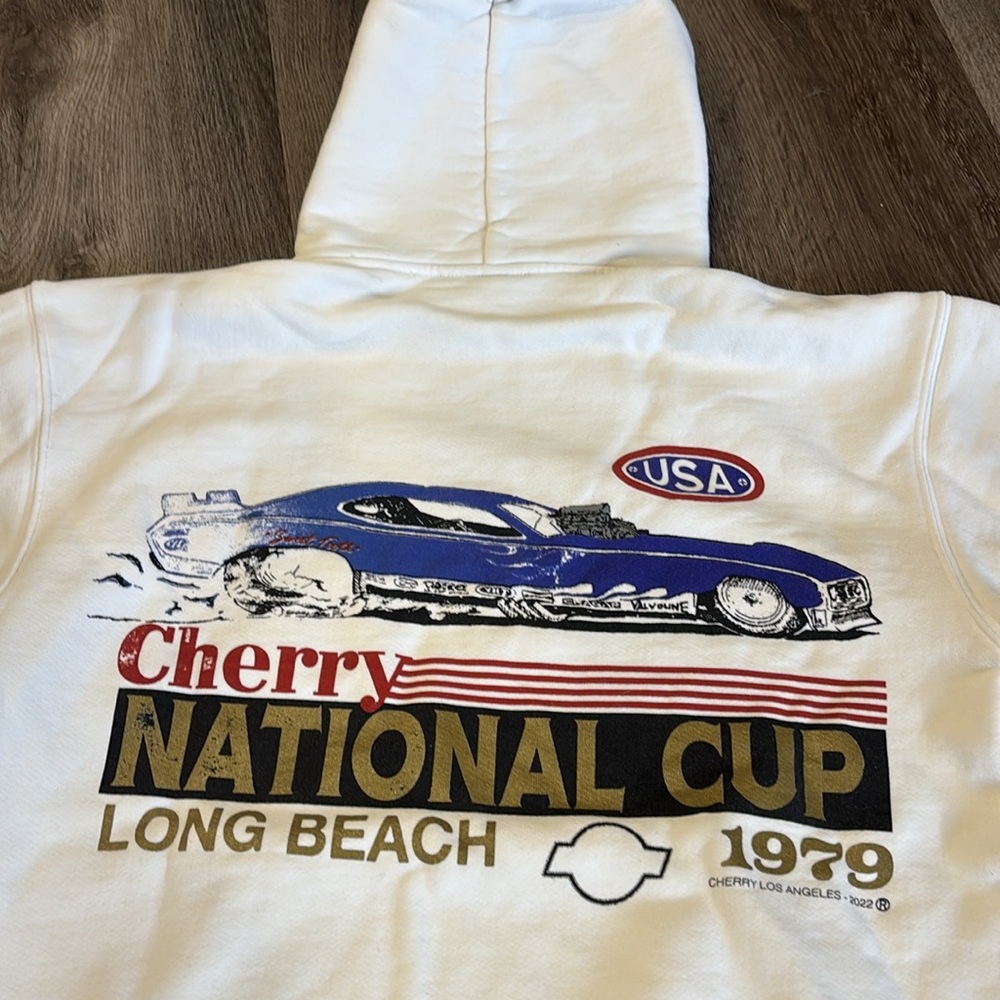Cherry LA White Hoodie - Picture 10 of 11